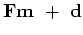 $\displaystyle \bf0 \quad\approx\quad \bf r_c&nbsp;=&nbsp;\bf I&nbsp; \tilde{\bf c}&nbsp;+&nbsp;\bar{\bf c}$