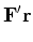 $\displaystyle \bf g_d = \Delta\bf r$