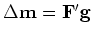 $ \bold r = \bold F\bold m -\bold d$