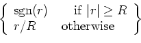 \begin{displaymath}\left\{
\begin{array}{l}
0  {\rm or} \infty
\quad\quad {\rm...
...quad\quad {\rm otherwise}
\end{array}\right\} \quad\quad \ge 0\end{displaymath}