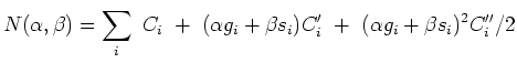 $\displaystyle \left[ \begin{array}{c} 0 \ 0 \end{array} \right] \quad=\quad \s...
...array} \right] (\alpha g_i  + \beta s_i) \right\} (\alpha g_i  + \beta s_i)$