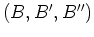 $ (C,C',C'')$