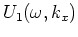 $ D_1(\omega, k_x)$