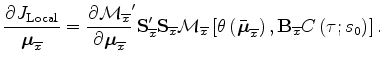 $ {\frac {\partial \mathcal M_{\overline{x}}} {\partial {\boldsymbol \mu}_{\overline{x}}}}$