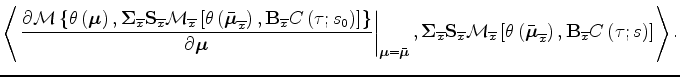 $\displaystyle \left. \frac {\partial {\boldsymbol \mu}_{\overline{x}}} {\partia...
...bol \mu}_{\overline{x}}\right) } {\partial {\boldsymbol \mu}_{\overline{x}}} },$