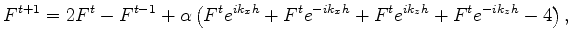 $ \alpha = \frac{c^2 \Delta t^2}{h^2}.$