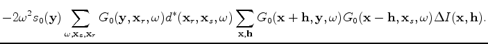 $\displaystyle \Delta I_S(\mathbf x, \mathbf h) = \sum_{\omega ,\mathbf x_s}$