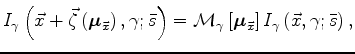 $ \vec{{\zeta}}\left({\boldsymbol \mu}_{\vec x}\right)
=
{\zeta}\left({\boldsymbol \mu}_{\vec x}\right)
\vec z_0$