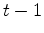 $ t+1$
