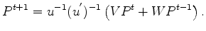 $\displaystyle y_k = x_k - \sum_{i=1}^{N_u} u_i' y_{k-i},$