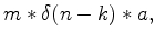 $\displaystyle (d*f_a)^r$