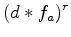 $\displaystyle (m*b^r*\delta(n-k))^r = m^r*\delta(n+k)*b,$