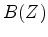 $ B(1/Z)Z^k$