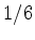 $ \frac{1}{10}$