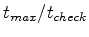 $ t_{max}$