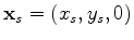$ U({\bf x},{\bf x}_s)$