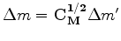 $\displaystyle \mathbf{C_M^{1/2}} = \mathbf{S} \mathbf{\sigma} = \left\vert \beg...
...} & \sigma_{\delta \epsilon} & \sigma_{\delta \delta} \end{array} \right\vert ,$