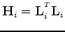 $ {\bf R}_{ {ii}}=\epsilon^{2}_{ i}{\bf R}_{ i}^{^T}{\bf R}_{ i}$