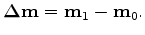 $ {\bf m}_{0}$
