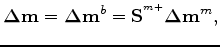 $ {\bf\Delta m}^{b}$