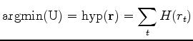 $ H(r) = \sqrt{ r^2 + R^2}-R$