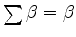 $ 0= \sum U +\alpha\sum \Delta U + \beta$