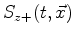 $ S_{z-}(t,\vec{x})$