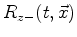 $\displaystyle S(t,\vec{x}) = S_{x+}(t,\vec{x}) + S_{x-}(t,\vec{x}),$