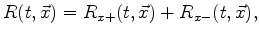 $ S_{x+}(t,\vec{x})$