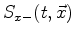 $ R_{x+}(t,\vec{x})$