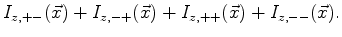 $\displaystyle I_{\text{vert}}(\vec{x}) = \sum_{t=0}^{t_{\text{max}}} S_{z+}(t,\...
...}(t,\vec{x}) + \sum_{t=0}^{t_{\text{max}}} S_{z-}(t,\vec{x}) R_{z+}(t,\vec{x}).$