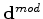 $ \mathbf d^{r}$