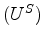 $ (U^P + U^S)$