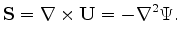 $\displaystyle \bold K \times \bold {\tilde U^P} = 0,$