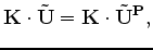 $ \bold {\tilde U}$