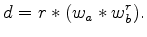 $\displaystyle \left\{ \begin{array}{l}
w_a*f_a = \delta (n) \\
w_b*f_b = \delta (n)
\end{array} , \right.$