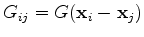 $\displaystyle G(\mathbf{x}_i-\mathbf{x}_j) = r^2\left(\mathrm{ln}r -1\right),$