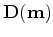 $ {\bf m}$