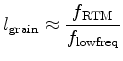 $ l_{grain}$
