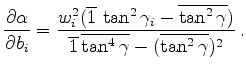 $\displaystyle \frac{\partial{\alpha}}{\partial{s}} = \sum_{i}{\frac{\partial{\alpha}}{\partial{b_i}} \frac{\partial{b_i}}{\partial{s}}},$