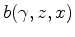 $ I(z+b,\gamma,x;s_0)$