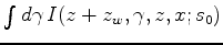 $\displaystyle \theta(\gamma) = z_{\rho 0} \frac{\rho-1}{\cos{\alpha_x}} \frac{\sin^{2}{\gamma}}{\cos^2{\alpha_x}-\sin^2{\gamma}} ,
$