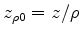 $\displaystyle \theta(\gamma) = z_{\rho 0}(\rho-1)\tan^2{\gamma}. $
