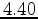 $4.40$