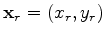 ${\bf x}_r$