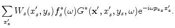 $\displaystyle {\widetilde {\widetilde H}}({\bf x},{\bf x}',{\bf p}_r)$