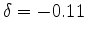 $\displaystyle \Delta z = \left(1-\rho\right) \tan^2 \gamma,$