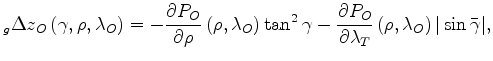 $\displaystyle C_O\left(\rho,\lambda_O\right) = \sum_{\gamma} {_p{\Delta z}_O\le...
...amma,\rho,\lambda_O\right)} {_g{\Delta z}_O\left(\gamma,\rho,\lambda_O\right)}.$