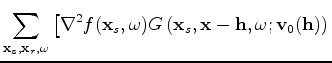 $\displaystyle \sum_{\mathbf x_s, \mathbf x_r, \omega} \left[ \nabla^2 f(\mathbf...
...athbf x_s, \mathbf x -\mathbf h, \omega; \mathbf v_0(\mathbf h) \right) \right.$