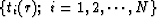 $\{t_i(r);\ i=1,2,\cdots,N\}$